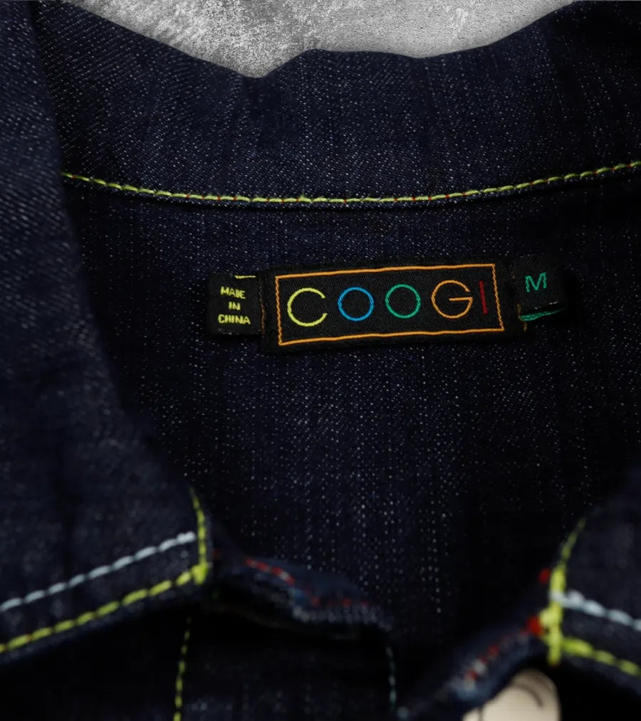 Coogi Cropped Jeans Jacke