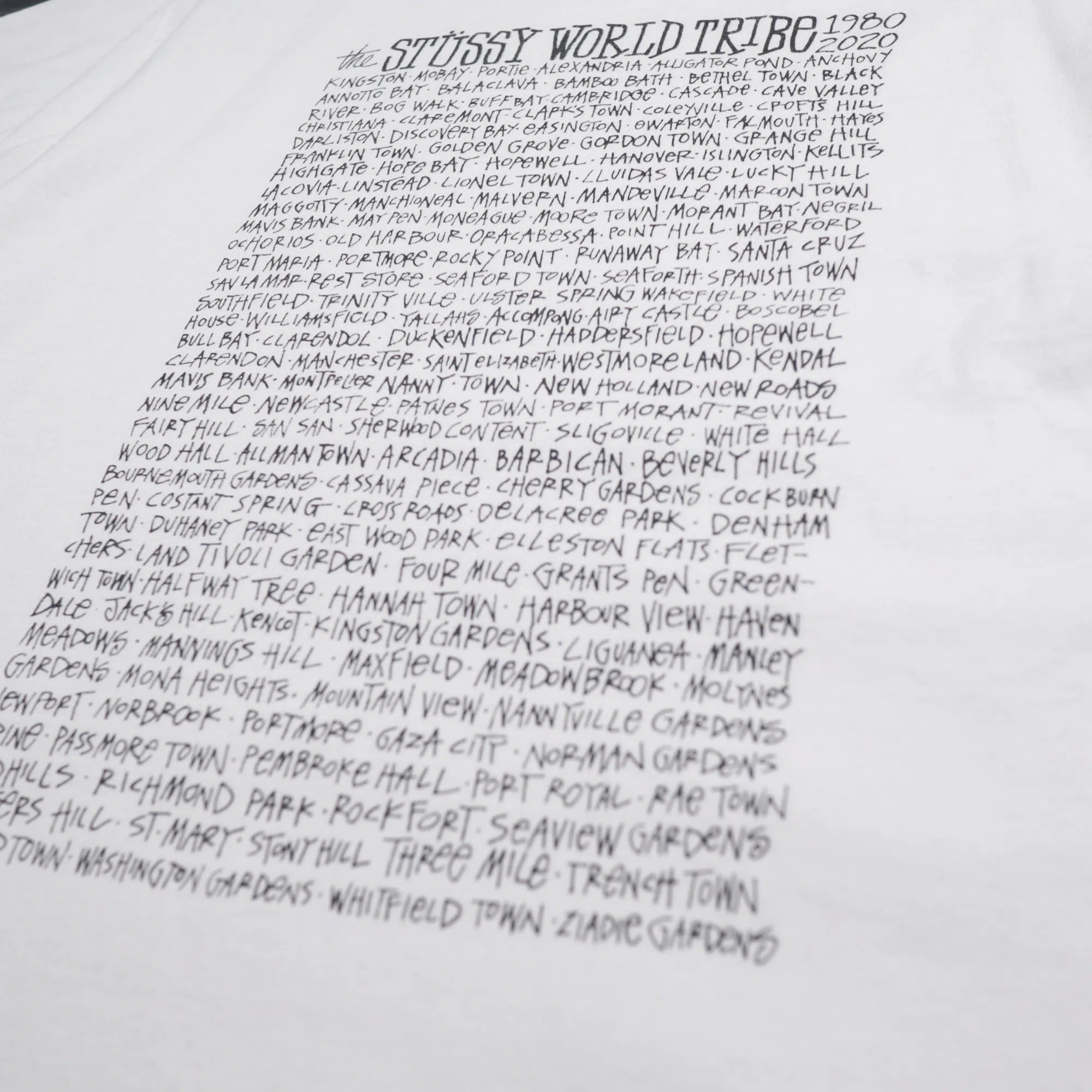 Stüssy World Tour Jamaica 2020 T-Shirt White L