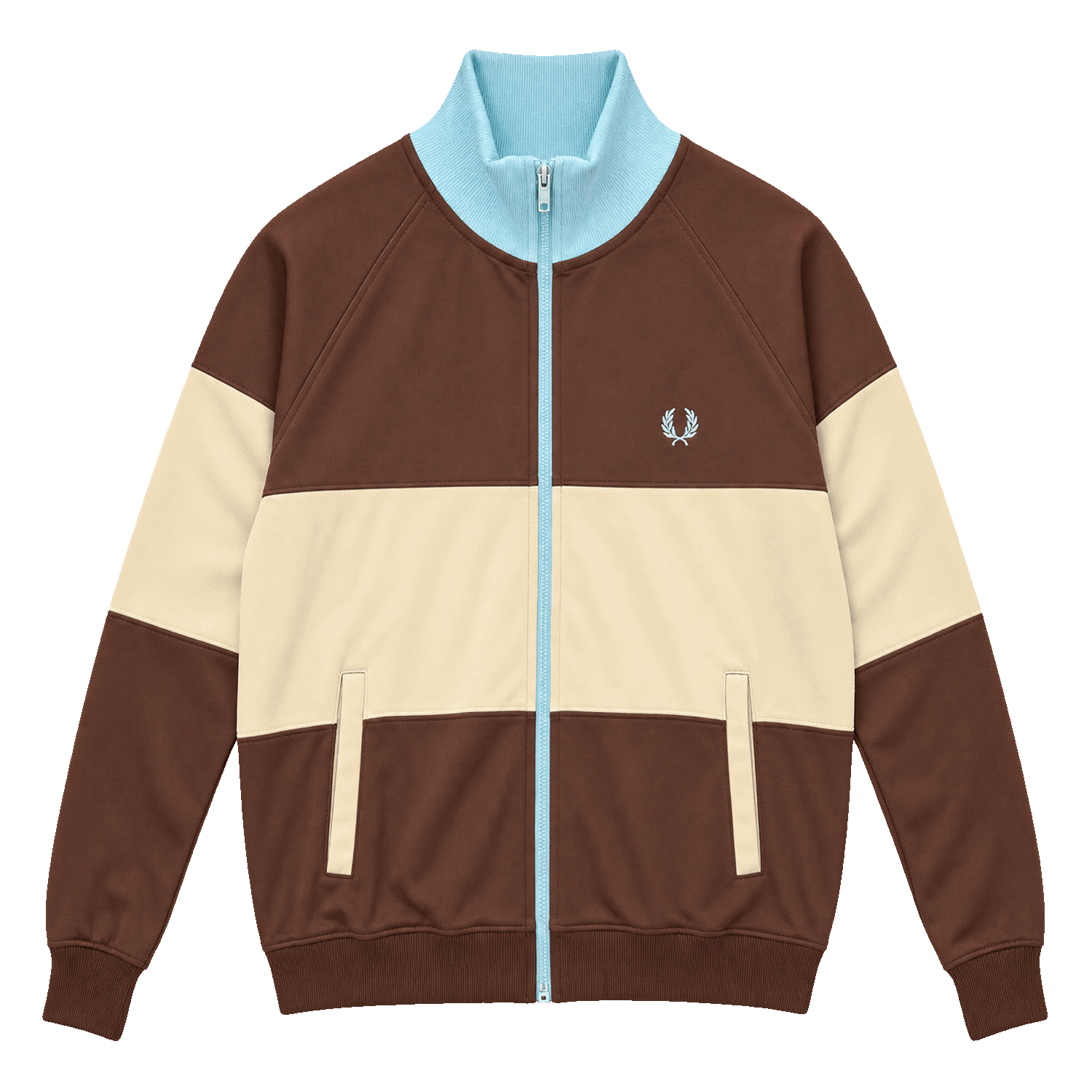Fred Perry Trackjacket brown sand M