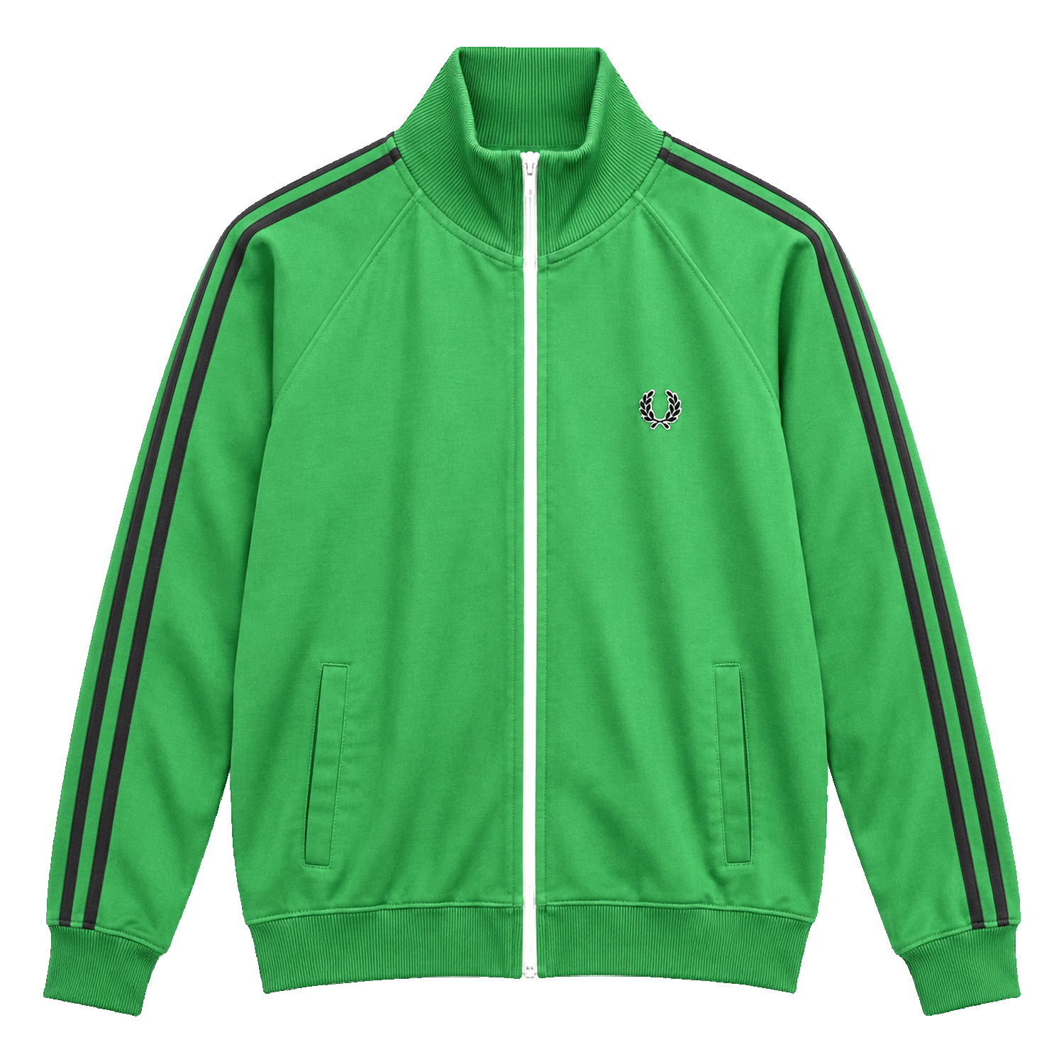 Fred Perry Trackjacket green L