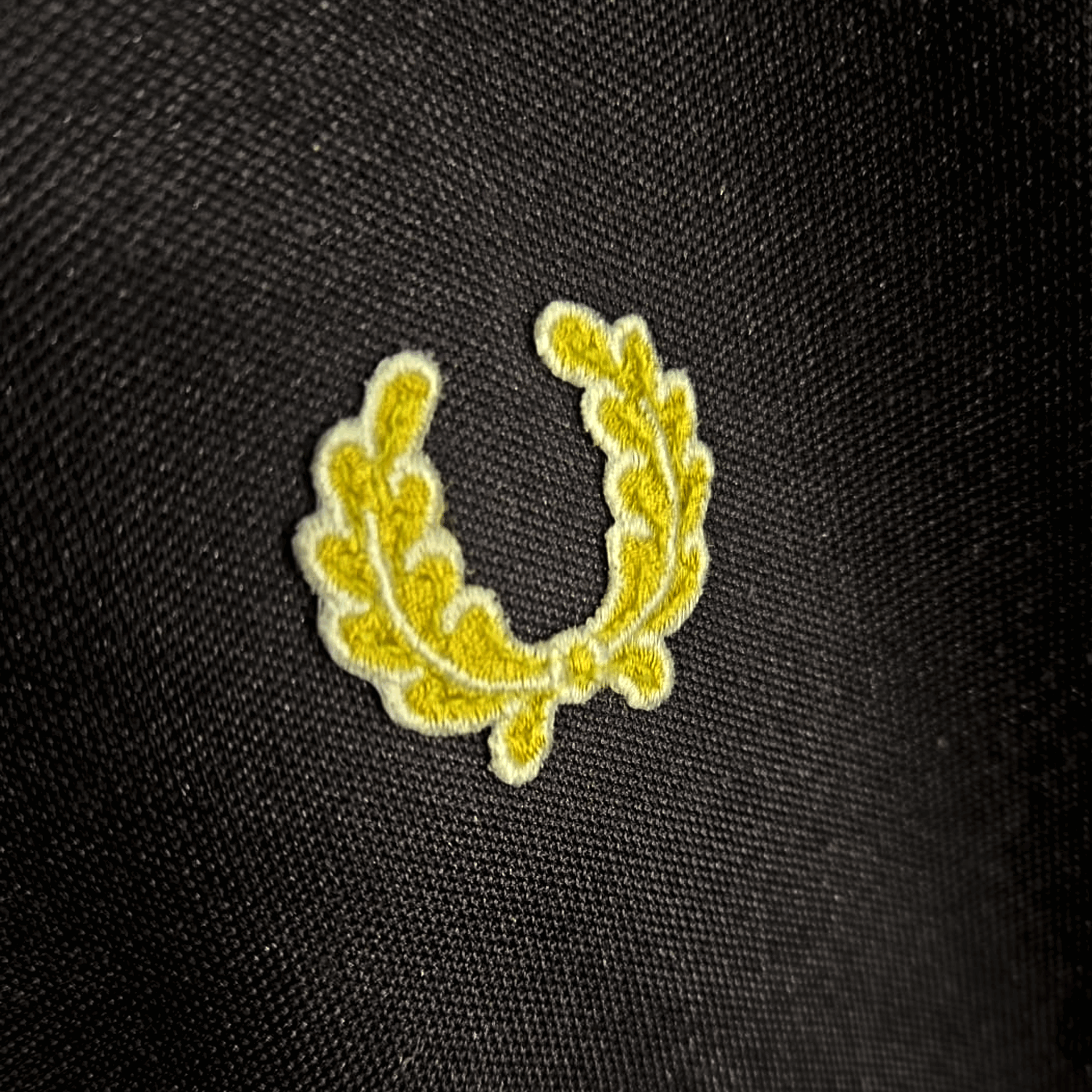 Fred Perry Trackjacket black neongreen M