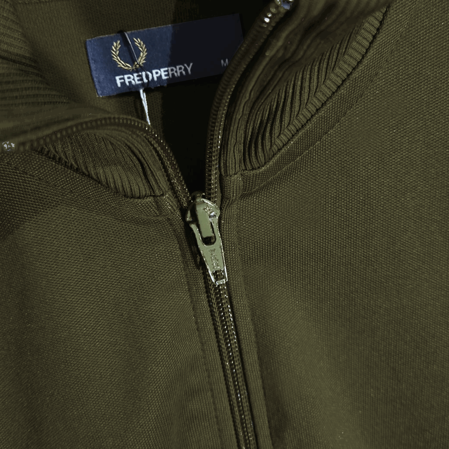 Fred Perry Trackjacket black olive M
